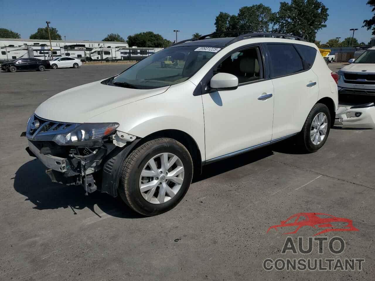 NISSAN MURANO 2012 - JN8AZ1MUXCW106474