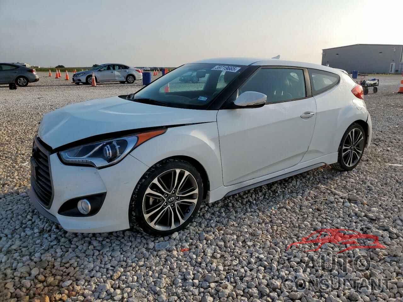 HYUNDAI VELOSTER 2017 - KMHTC6AE7HU309966