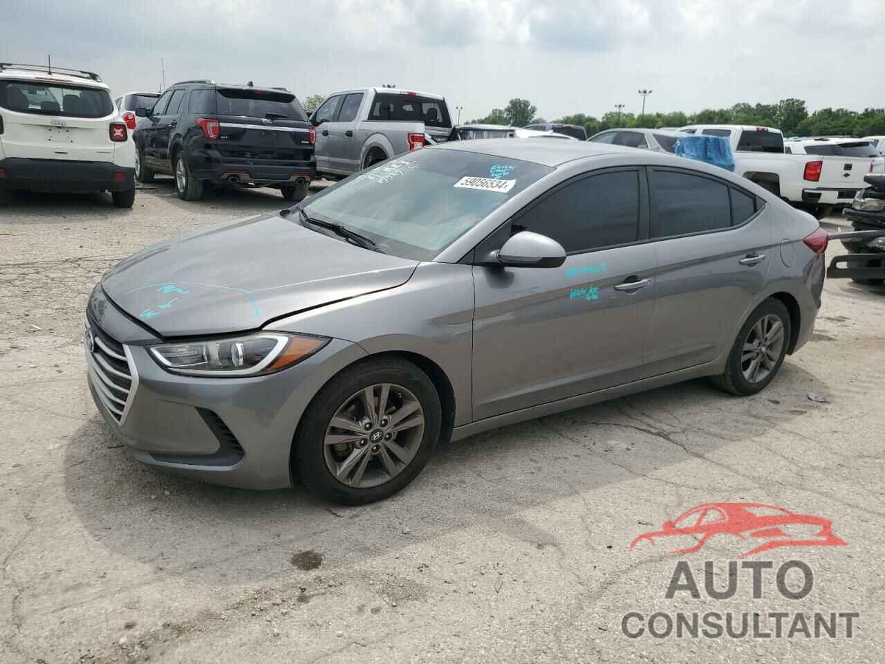 HYUNDAI ELANTRA 2017 - KMHD84LF1HU191462