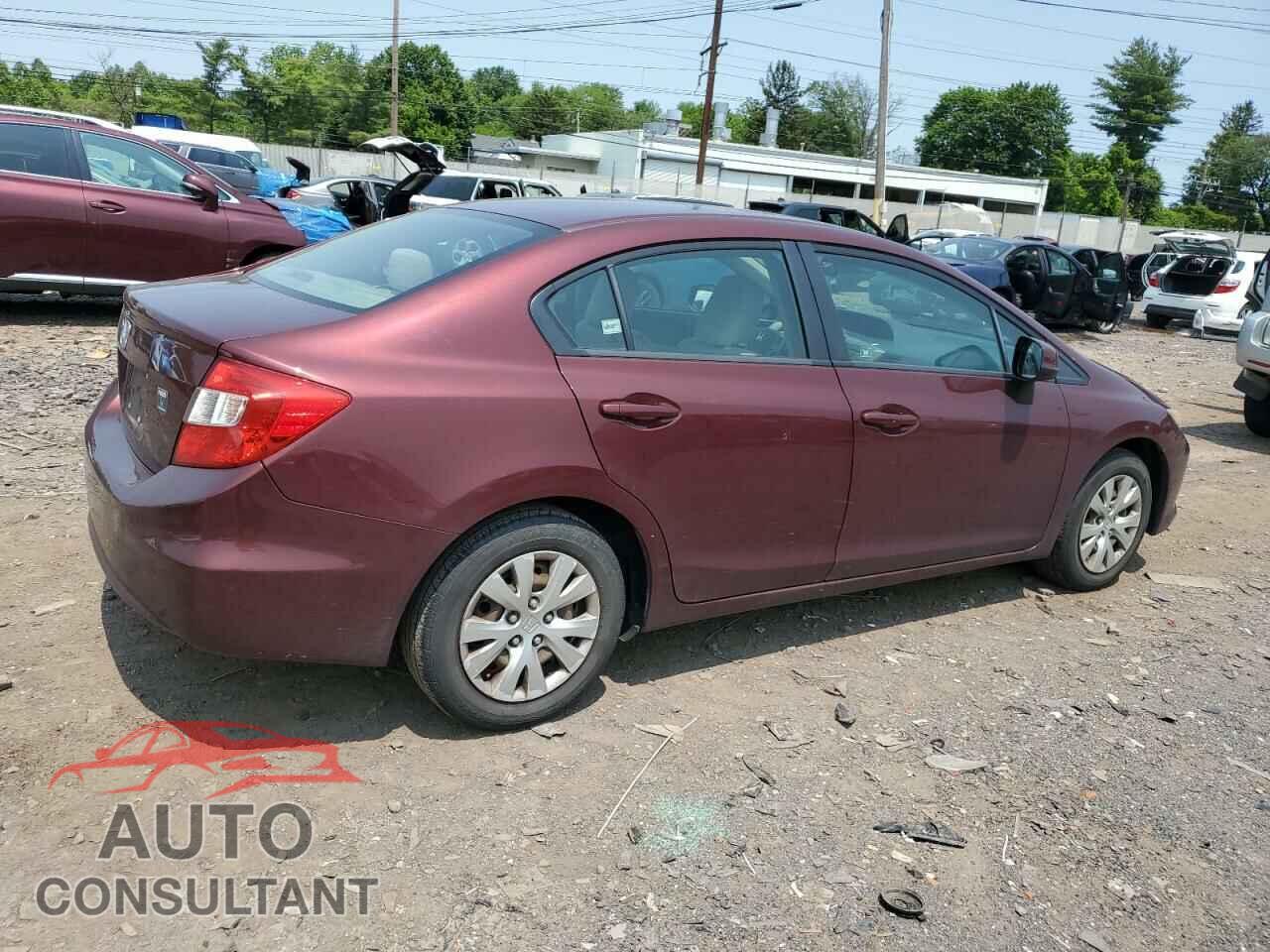 HONDA CIVIC 2012 - 19XFB2F50CE323558