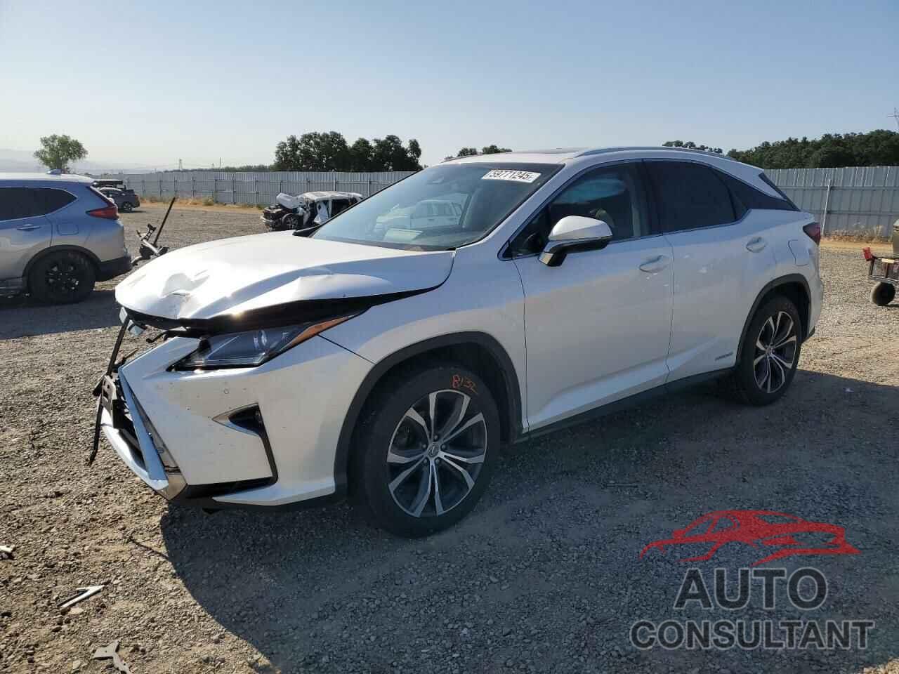 LEXUS RX450 2017 - 2T2BGMCA3HC010843