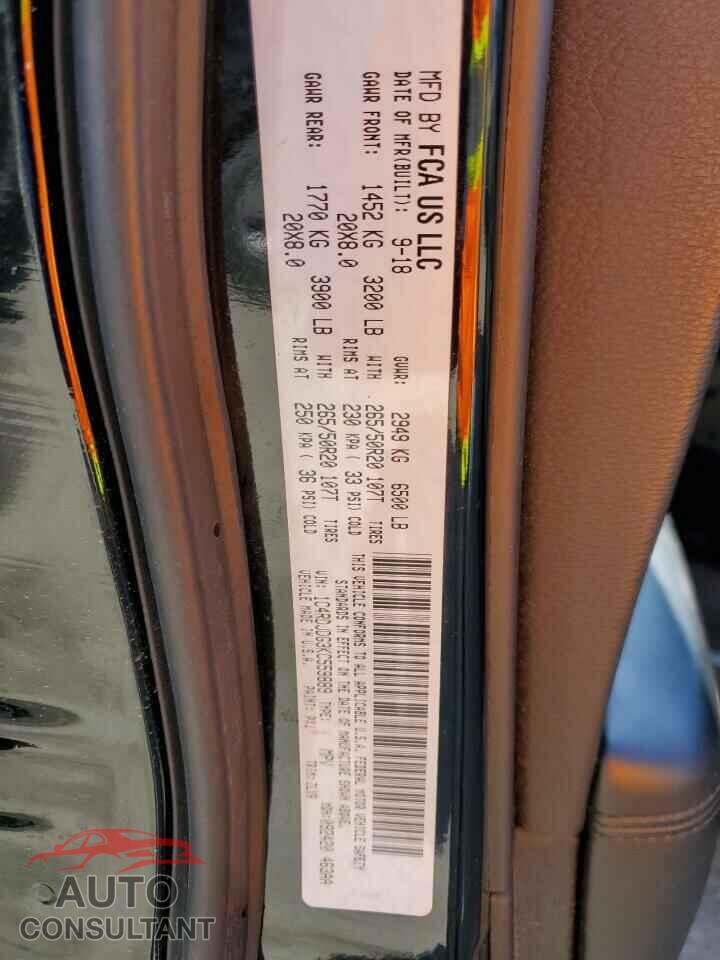 DODGE DURANGO 2019 - 1C4RDJDG3KC559889