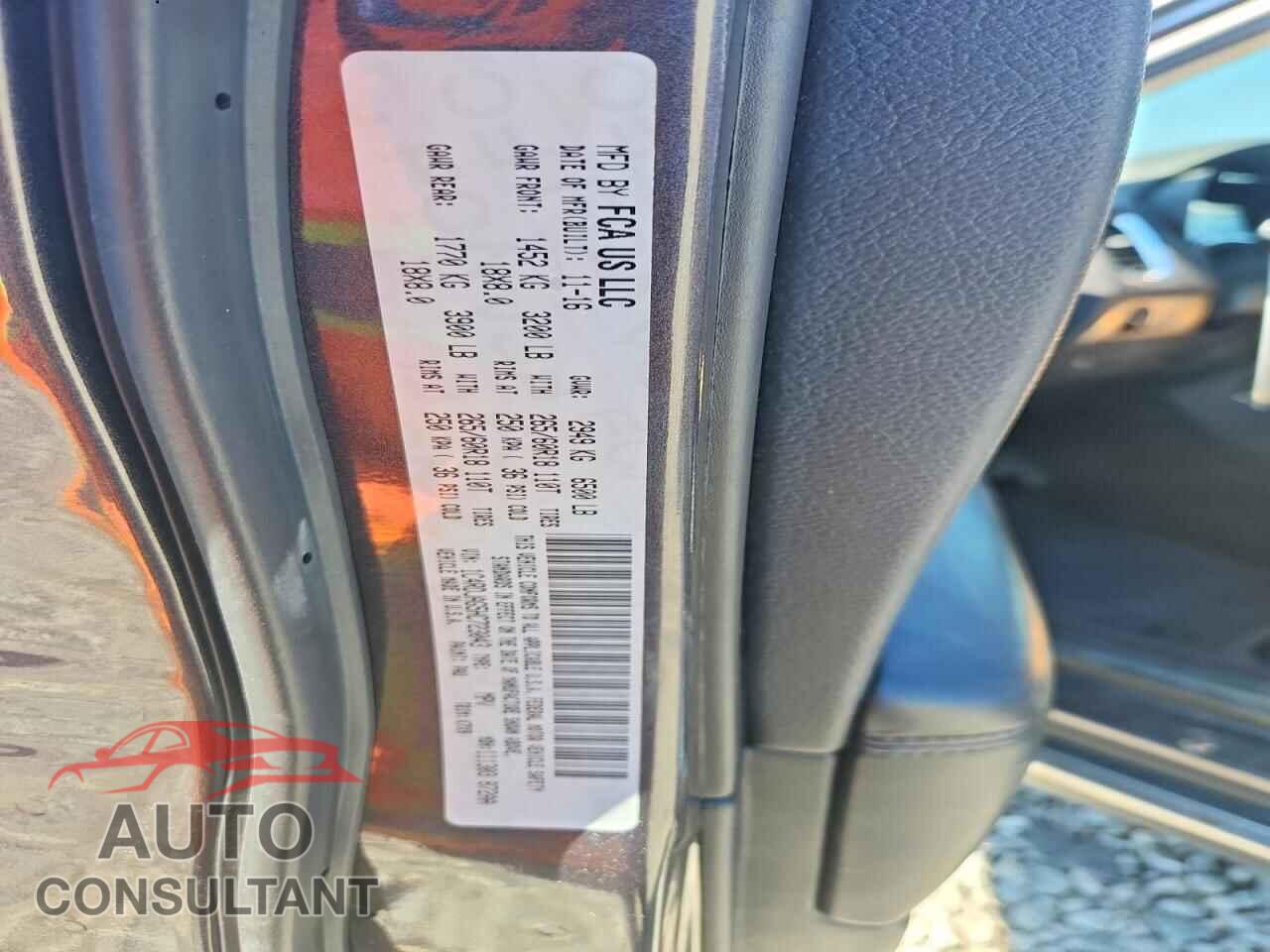 DODGE DURANGO 2017 - 1C4RDJAG5HC723043