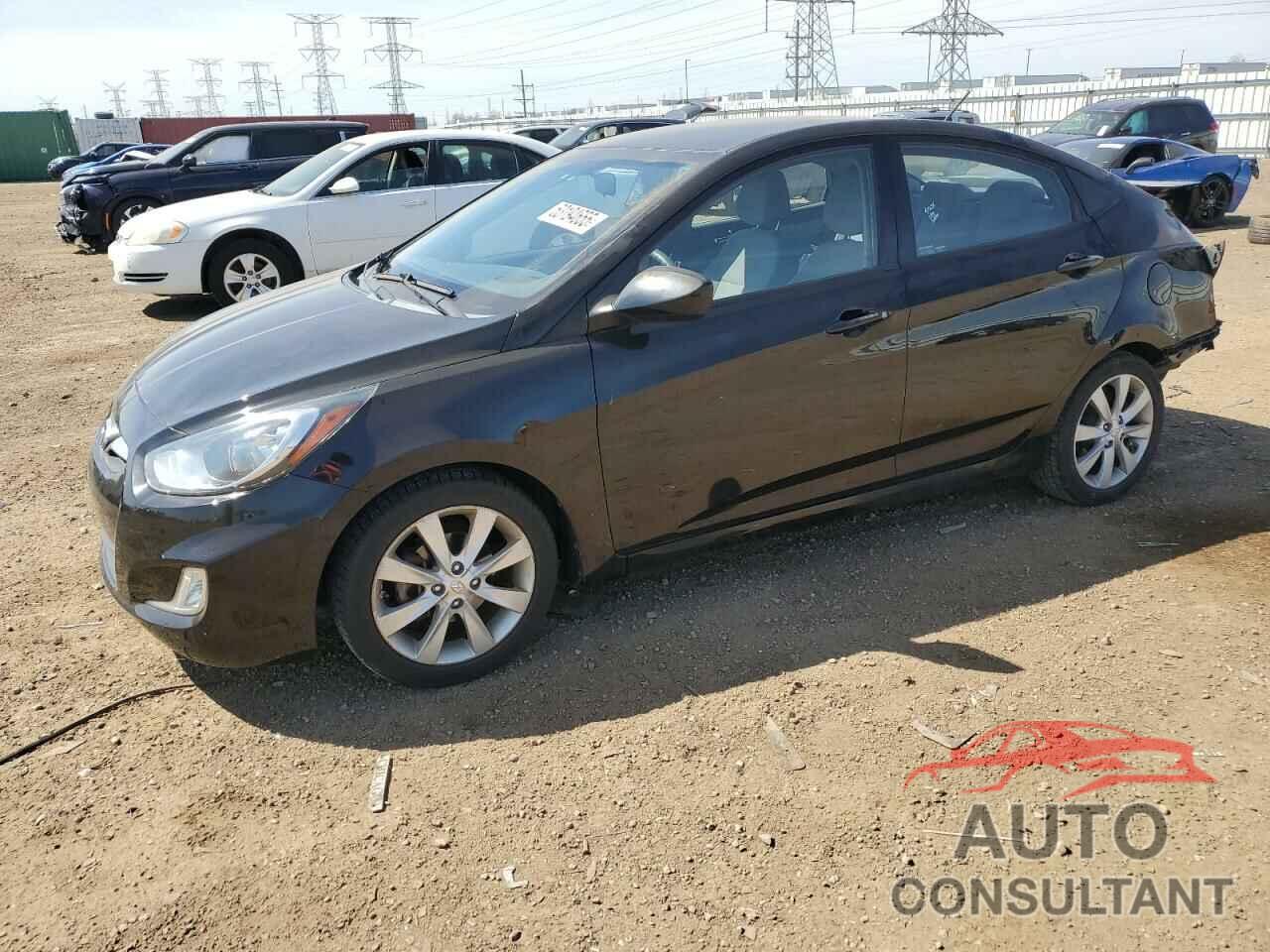 HYUNDAI ACCENT 2013 - KMHCU4AE1DU310381