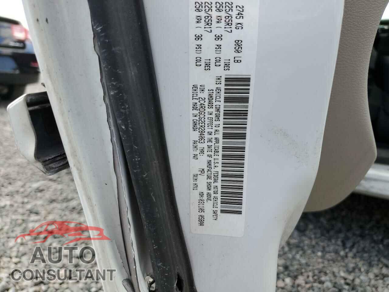 DODGE CARAVAN 2014 - 2C4RDGCG2ER284063