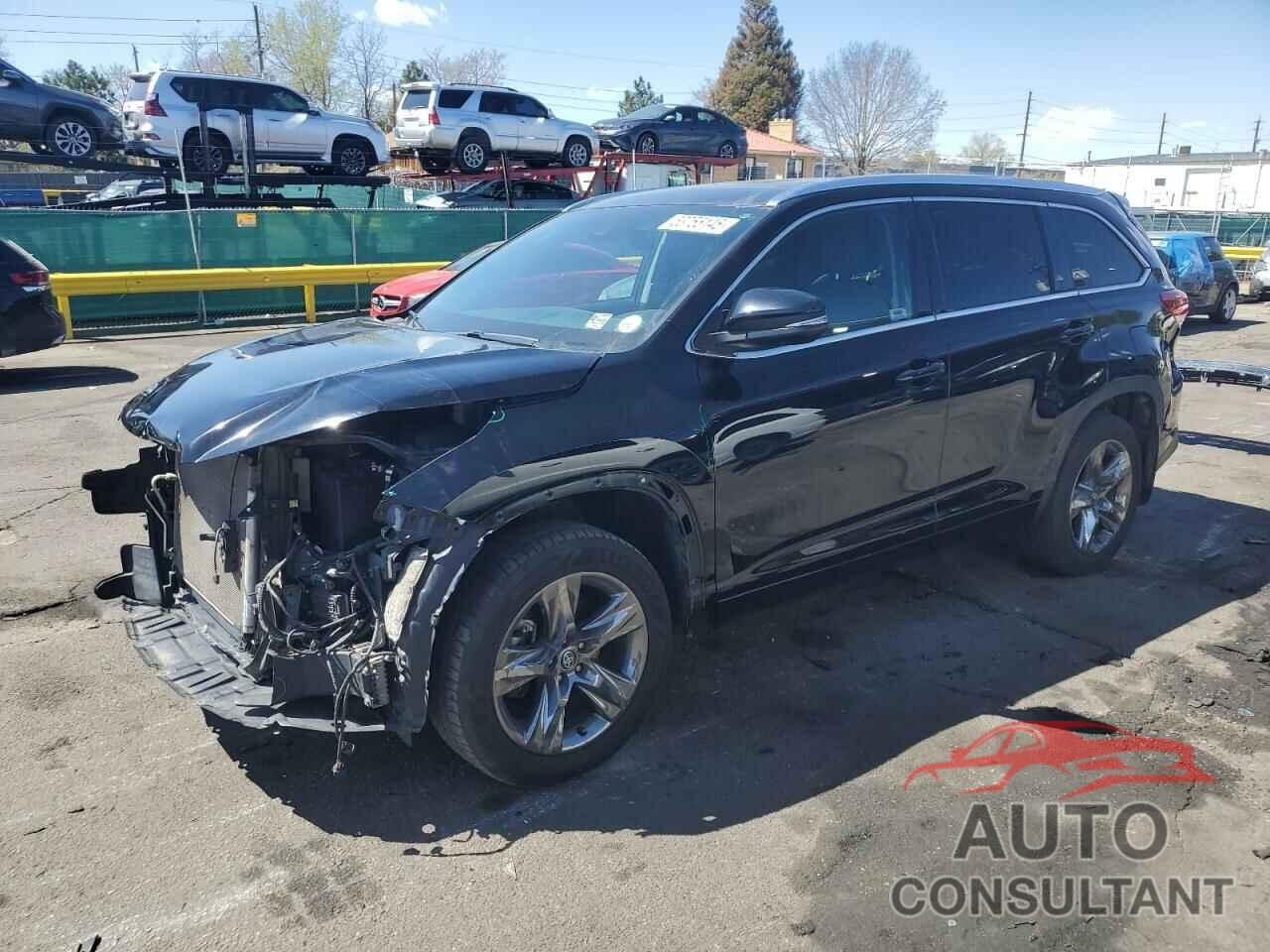 TOYOTA HIGHLANDER 2018 - 5TDDZRFH9JS912262