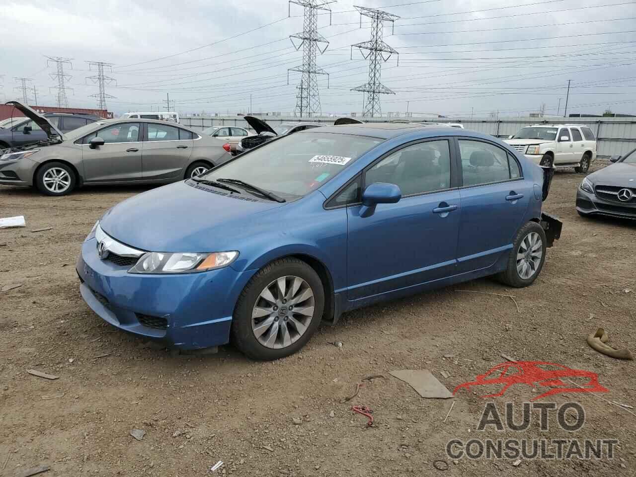 HONDA CIVIC 2009 - 19XFA168X9E044506