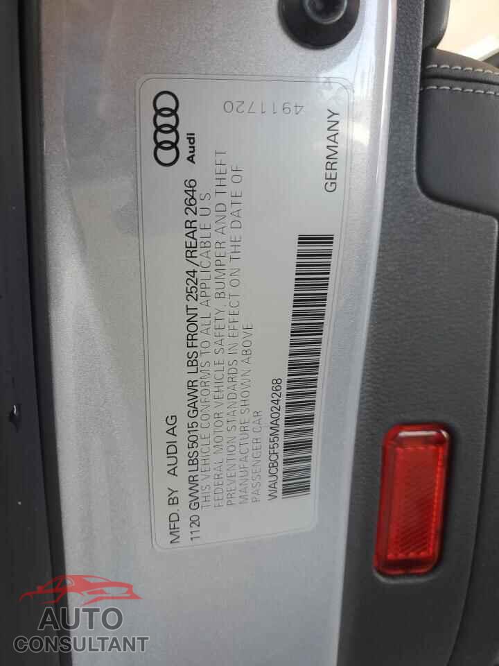 AUDI A5 2021 - WAUCBCF55MA024268