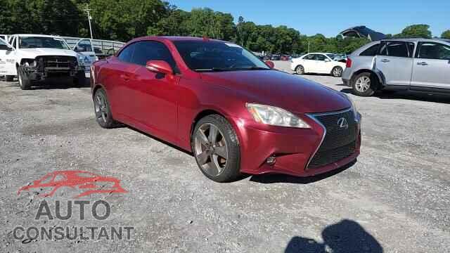 LEXUS IS 2011 - JTHFF2C28B2520177