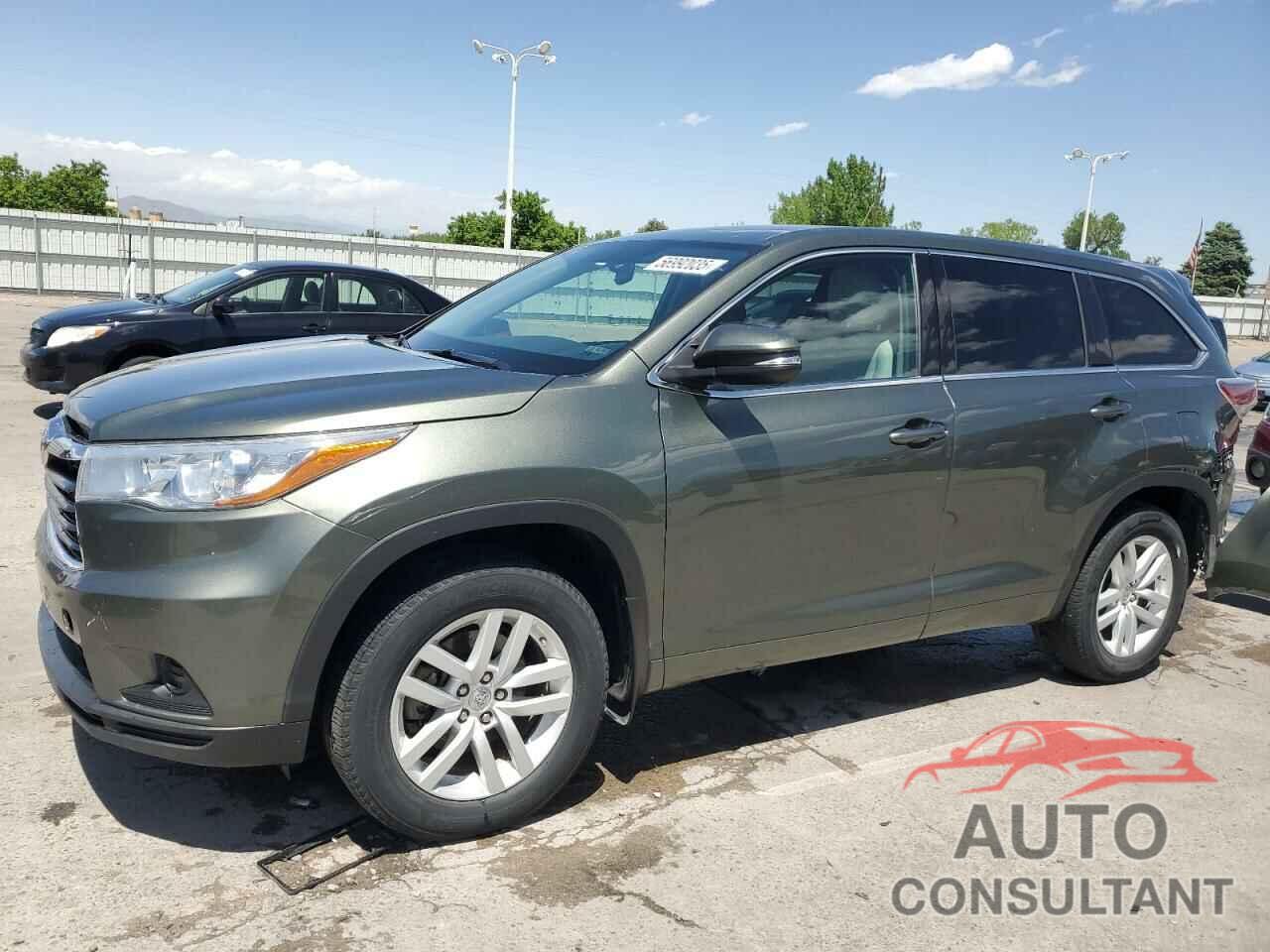 TOYOTA HIGHLANDER 2015 - 5TDBKRFH8FS146575
