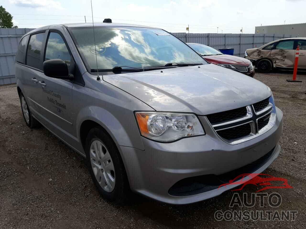 DODGE CARAVAN 2016 - 2C4RDGBG9GR267524