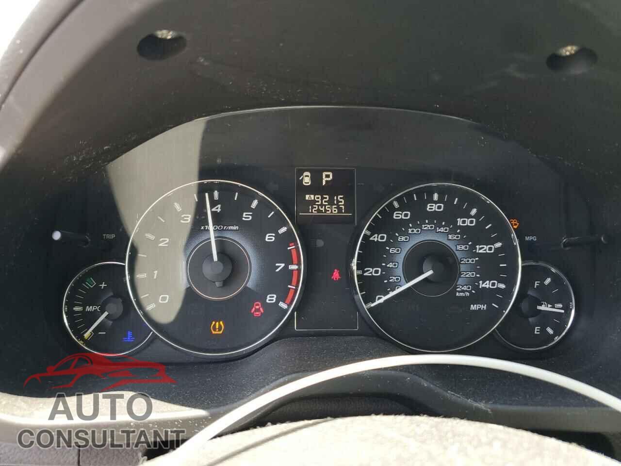 SUBARU OUTBACK 2010 - 4S4BRBAC2A3312433