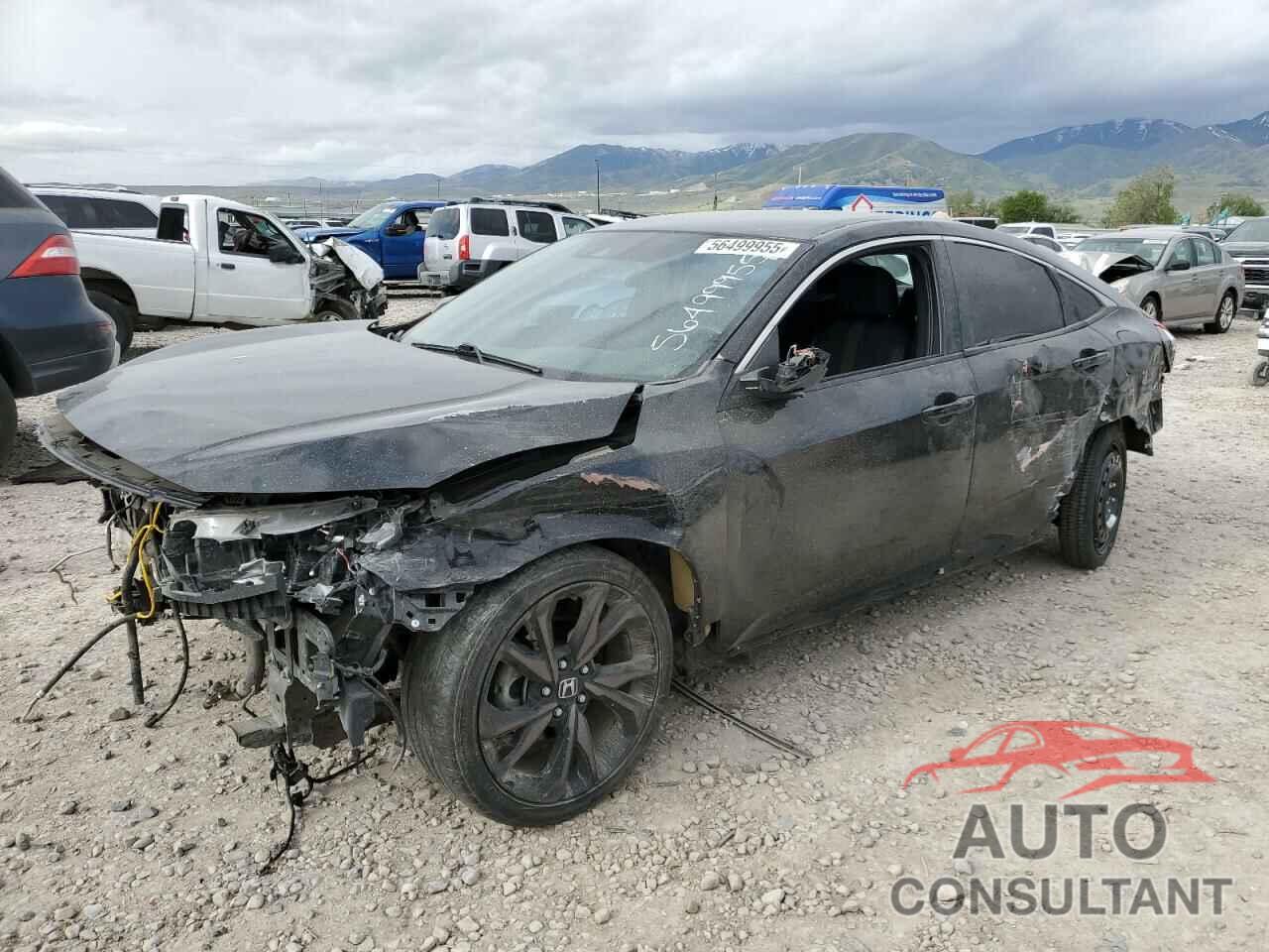 HONDA CIVIC 2021 - 19XFC2F81ME201445