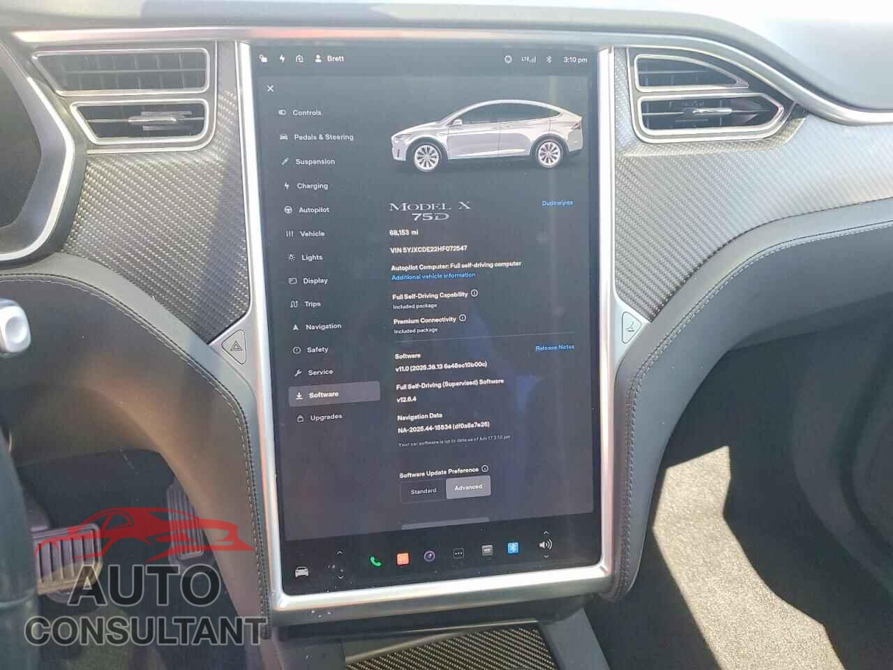 TESLA MODEL X 2017 - 5YJXCDE22HF072547
