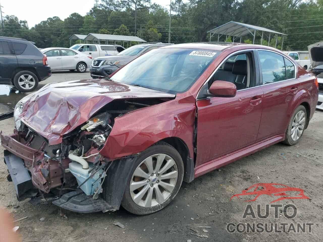 SUBARU LEGACY 2012 - 4S3BMBK64C3017302