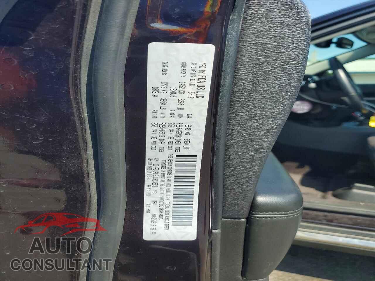 DODGE DURANGO 2018 - 1C4RDJAG5JC313963