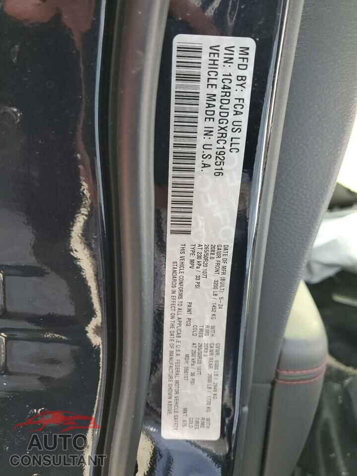 DODGE DURANGO 2024 - 1C4RDJDGXRC192516