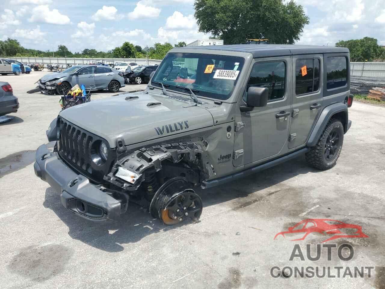 JEEP WRANGLER 2020 - 1C4HJXDN7LW337975