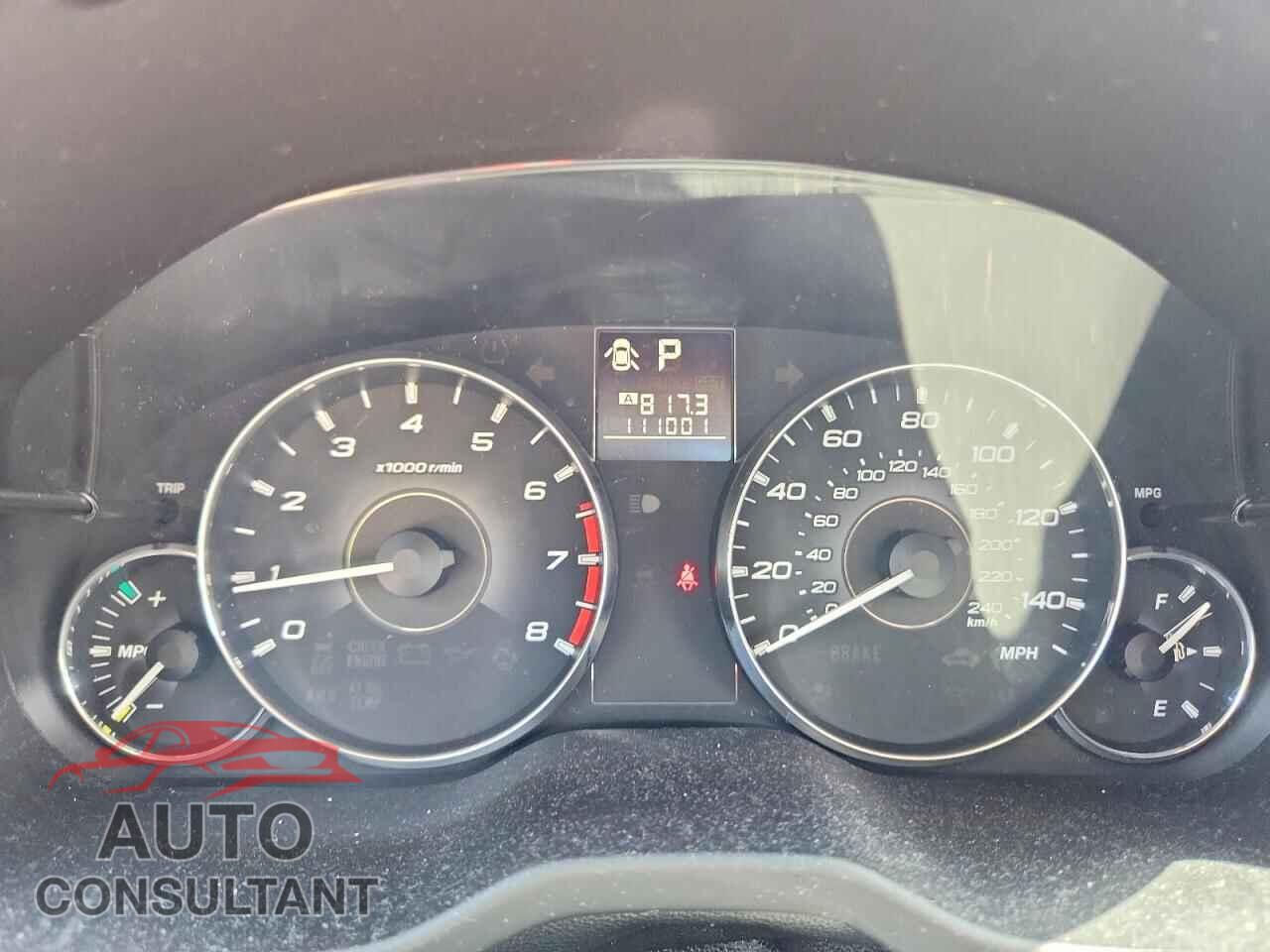 SUBARU OUTBACK 2012 - 4S4BRBBCXC3213666