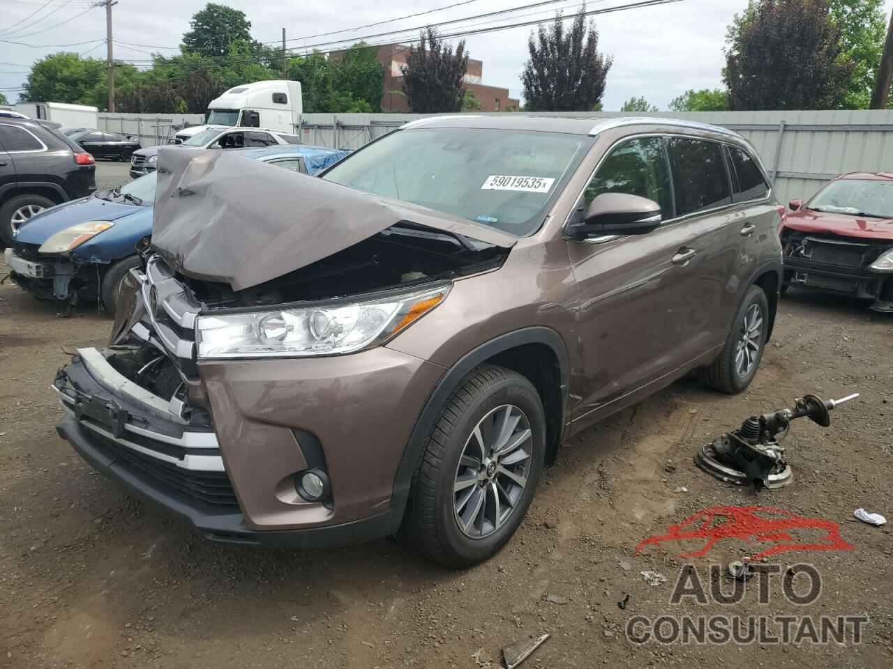 TOYOTA HIGHLANDER 2017 - 5TDJZRFH6HS398965