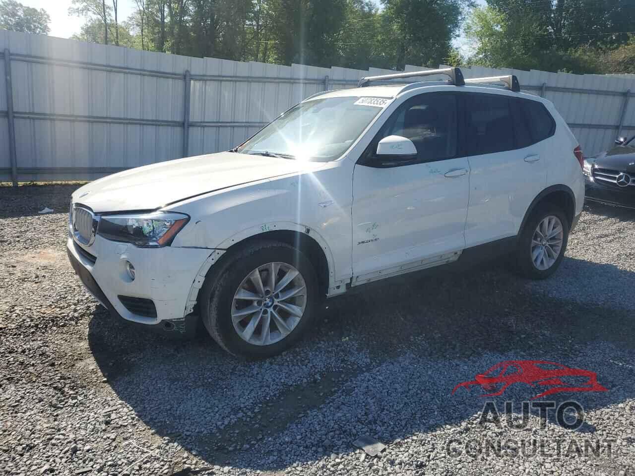 BMW X3 2016 - 5UXWX9C59G0D92201