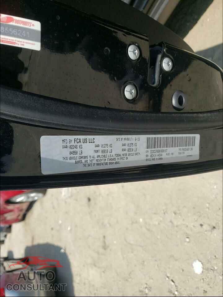DODGE CHALLENGER 2019 - 2C3CDZAG8KH680167