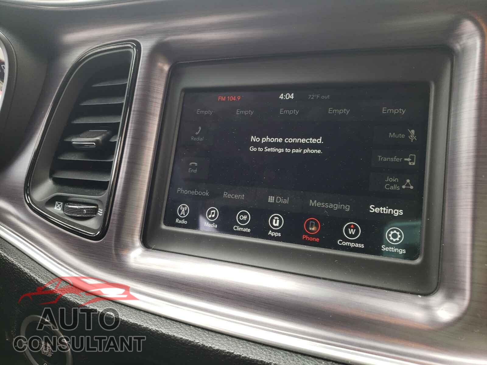 DODGE CHALLENGER 2018 - 2C3CDZAG4JH121861