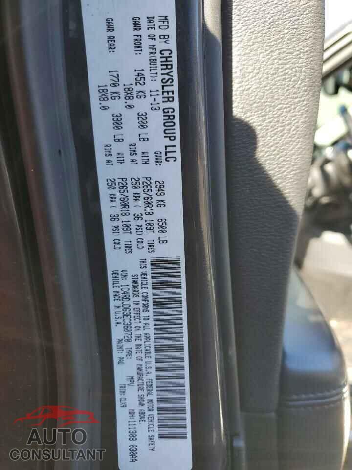 DODGE DURANGO 2014 - 1C4RDJDG3EC360720