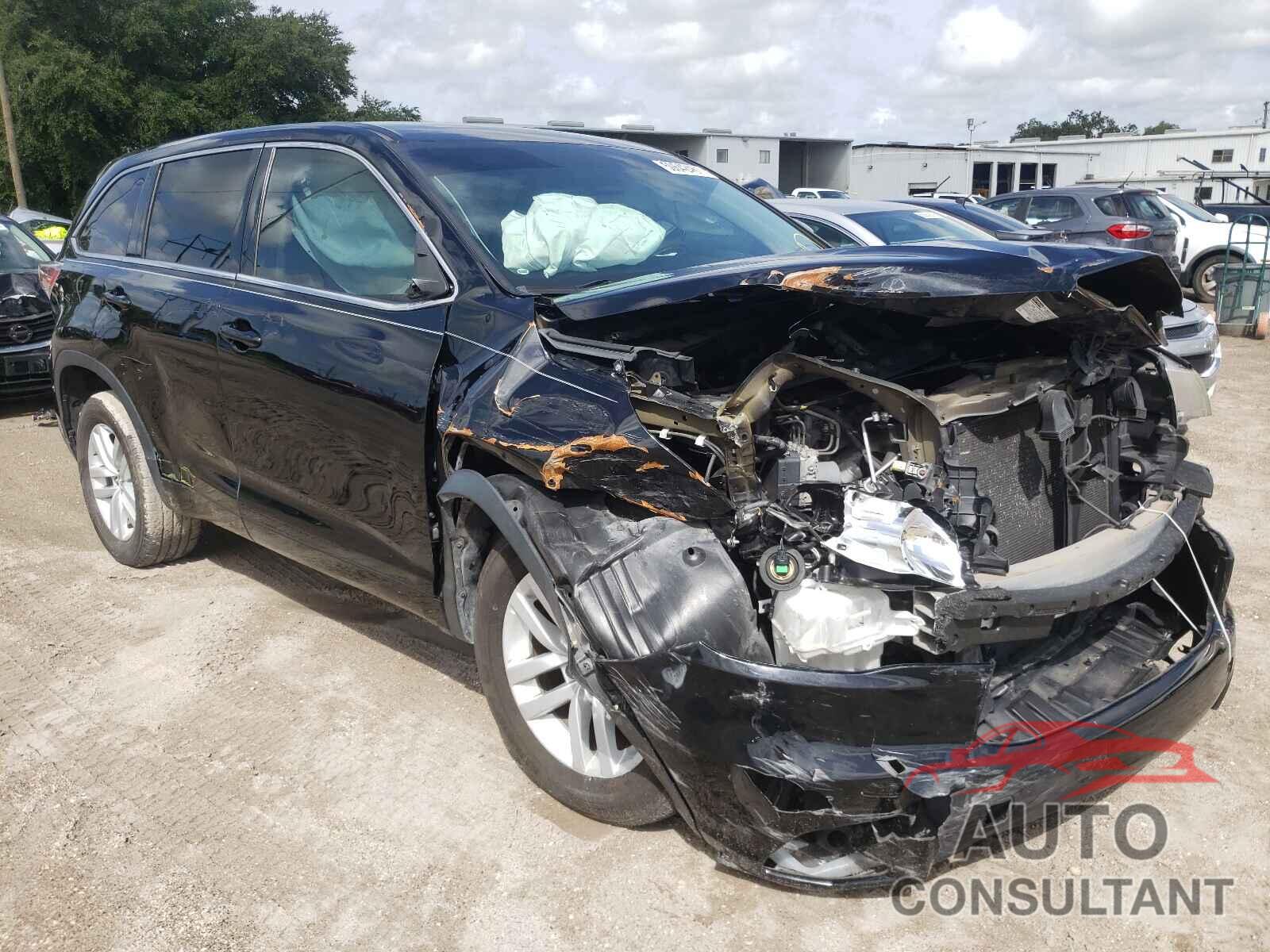 TOYOTA HIGHLANDER 2016 - 5TDZARFH7GS017925