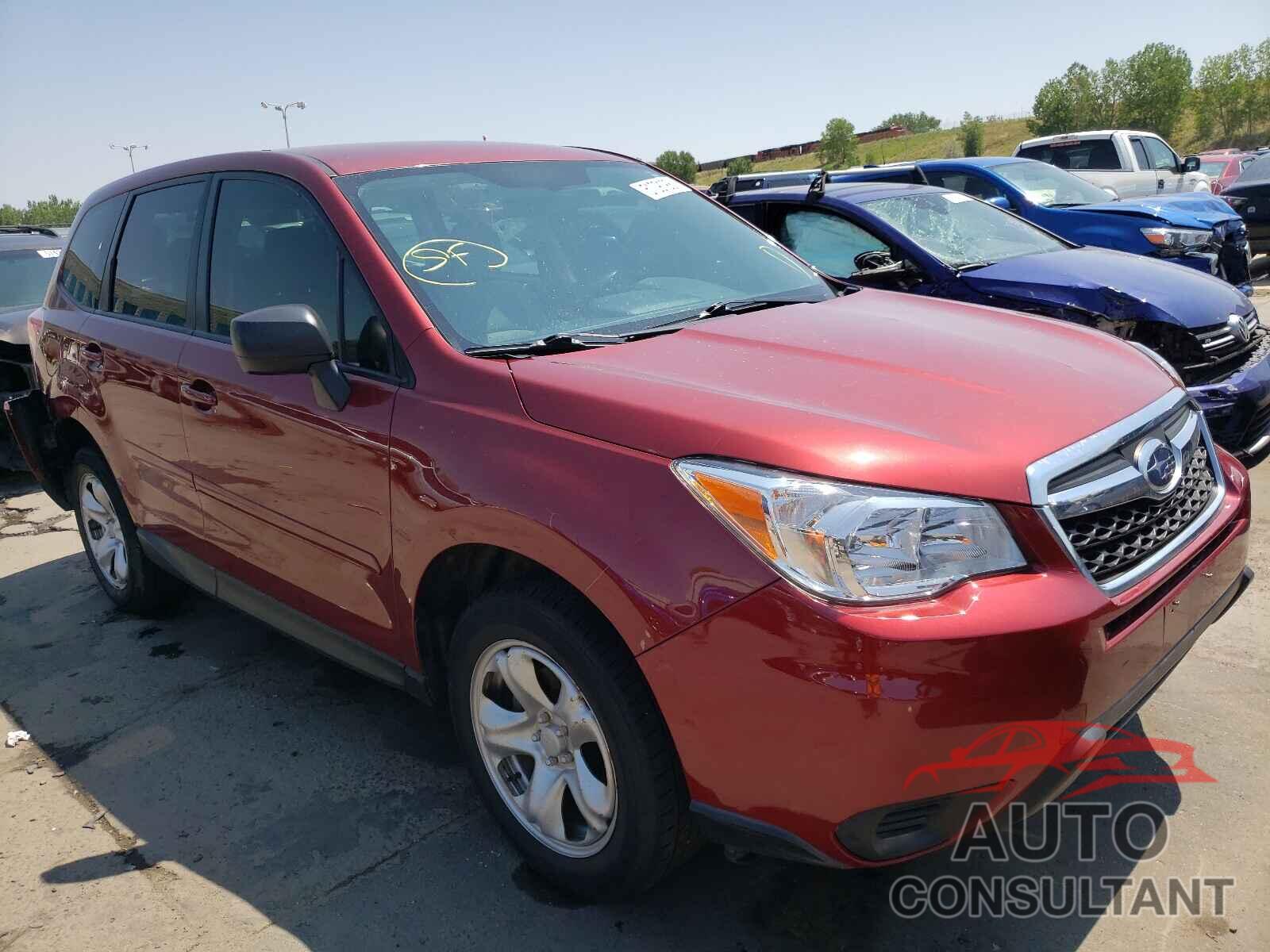 SUBARU FORESTER 2016 - JF2SJAAC2GG560805