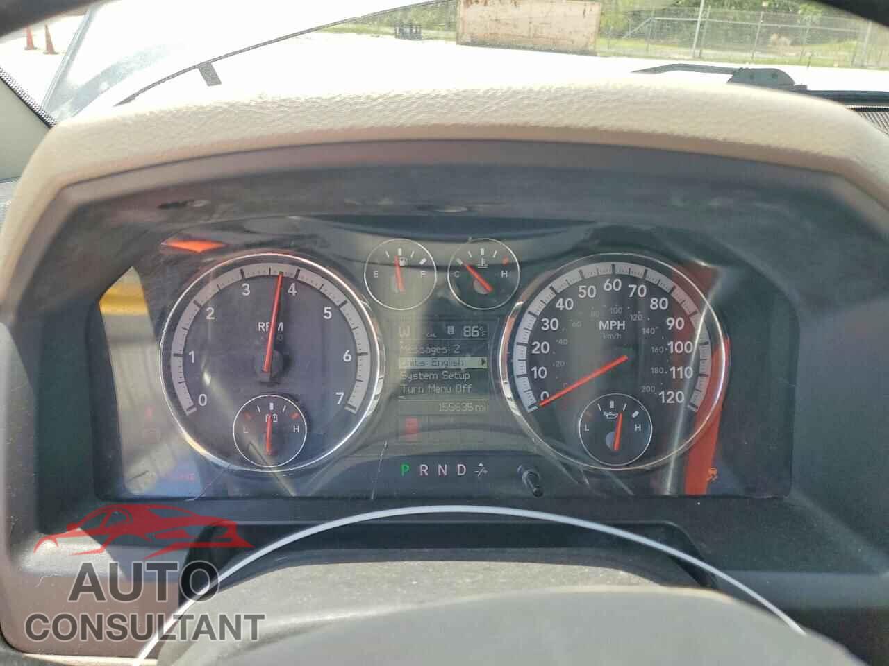 DODGE RAM 1500 2012 - 1C6RD6GT9CS118174