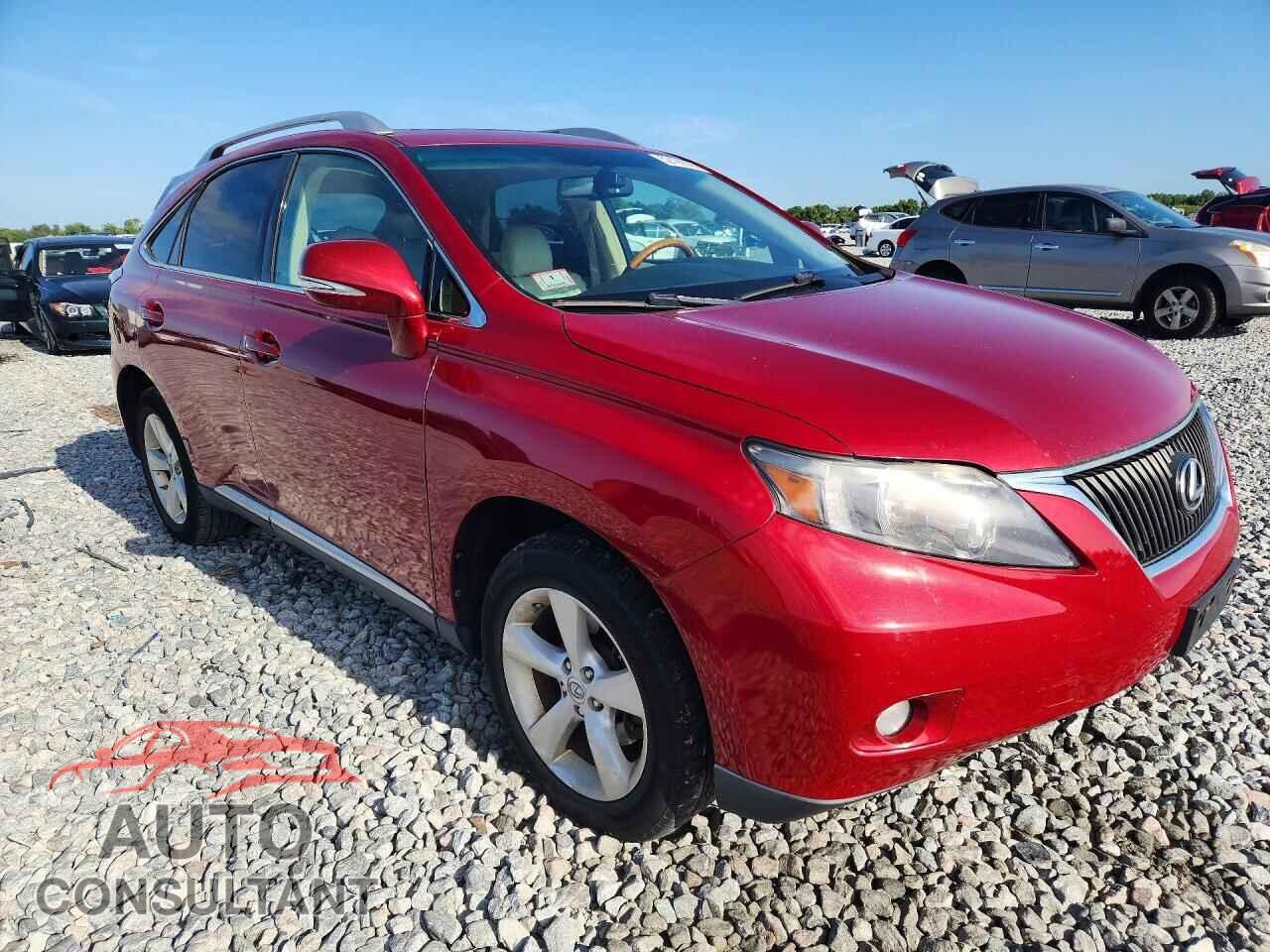LEXUS RX350 2010 - 2T2BK1BA7AC054266