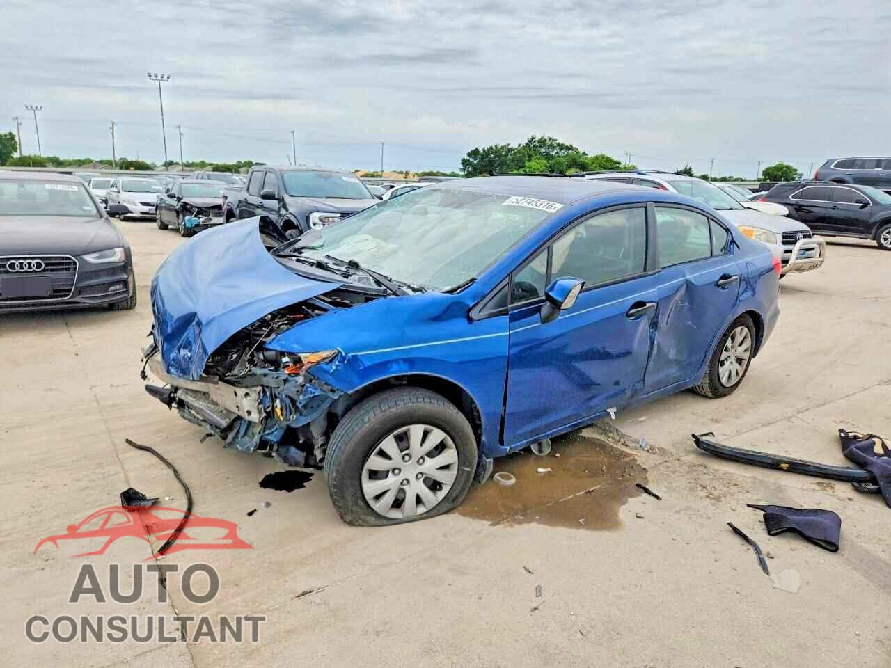 HONDA CIVIC 2012 - 2HGFB2F57CH533080