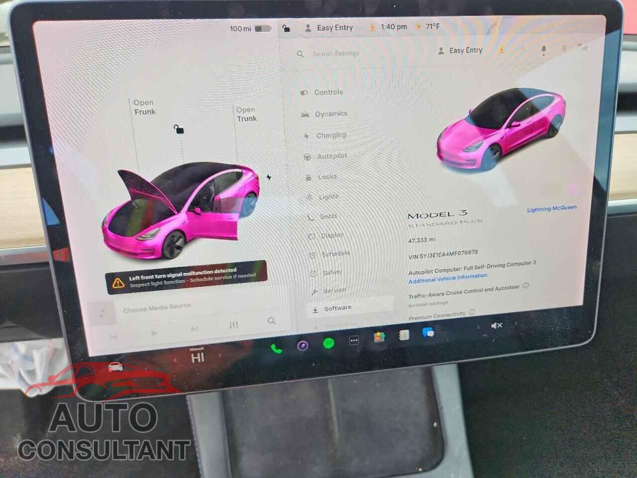 TESLA MODEL 3 2021 - 5YJ3E1EA4MF076978