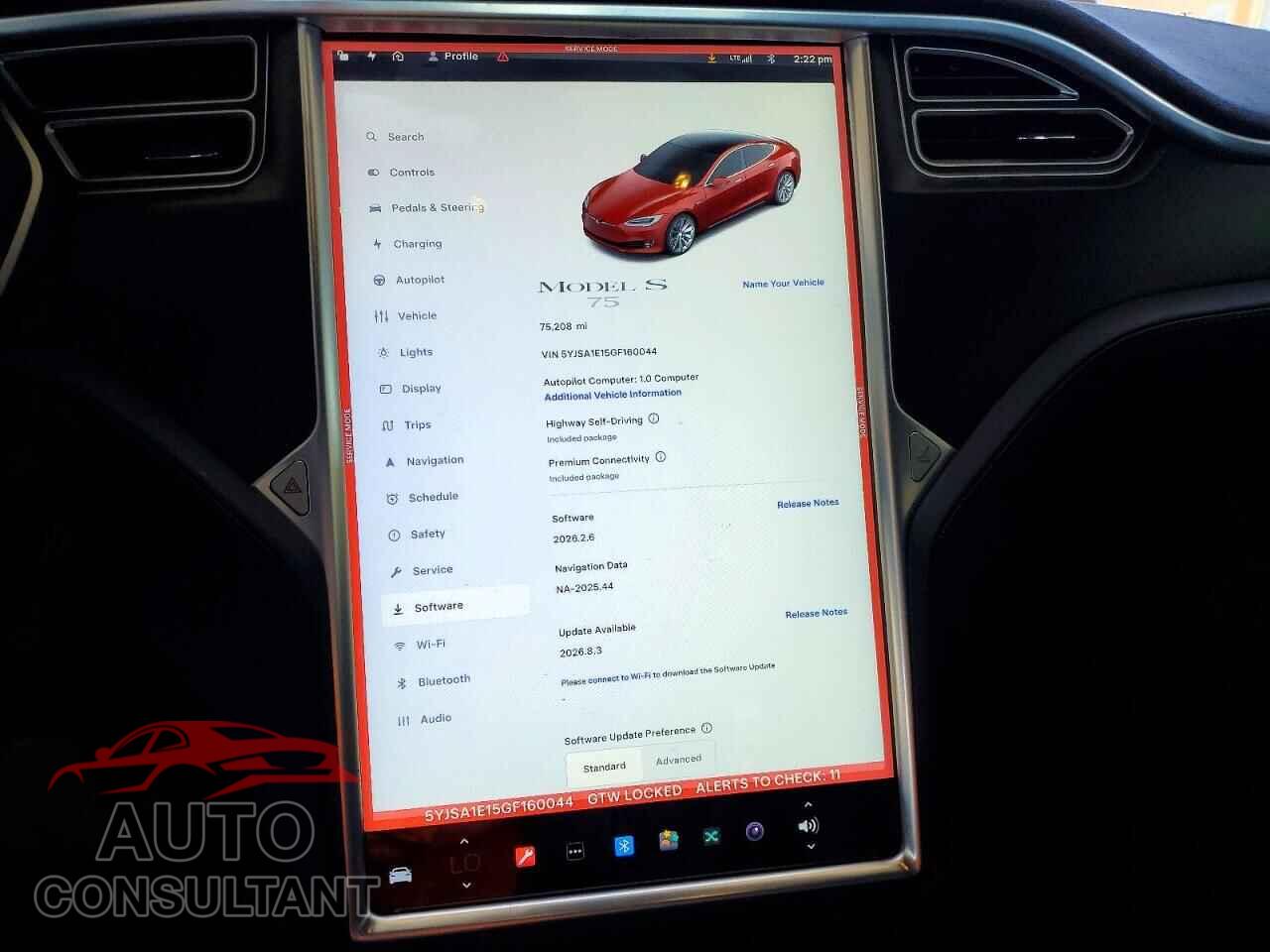 TESLA MODEL S 2016 - 5YJSA1E15GF160044