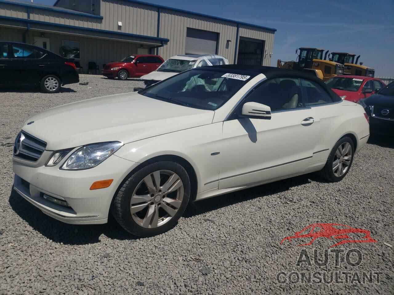 MERCEDES-BENZ E-CLASS 2012 - WDDKK5KF0CF139358