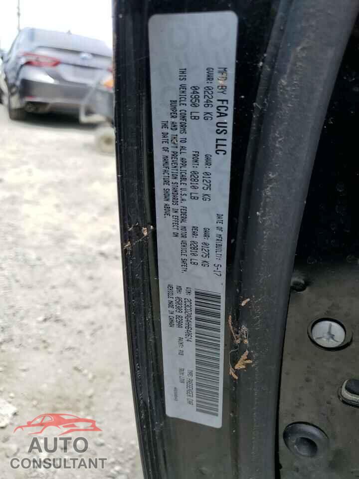 DODGE CHALLENGER 2017 - 2C3CDZAG4HH640614