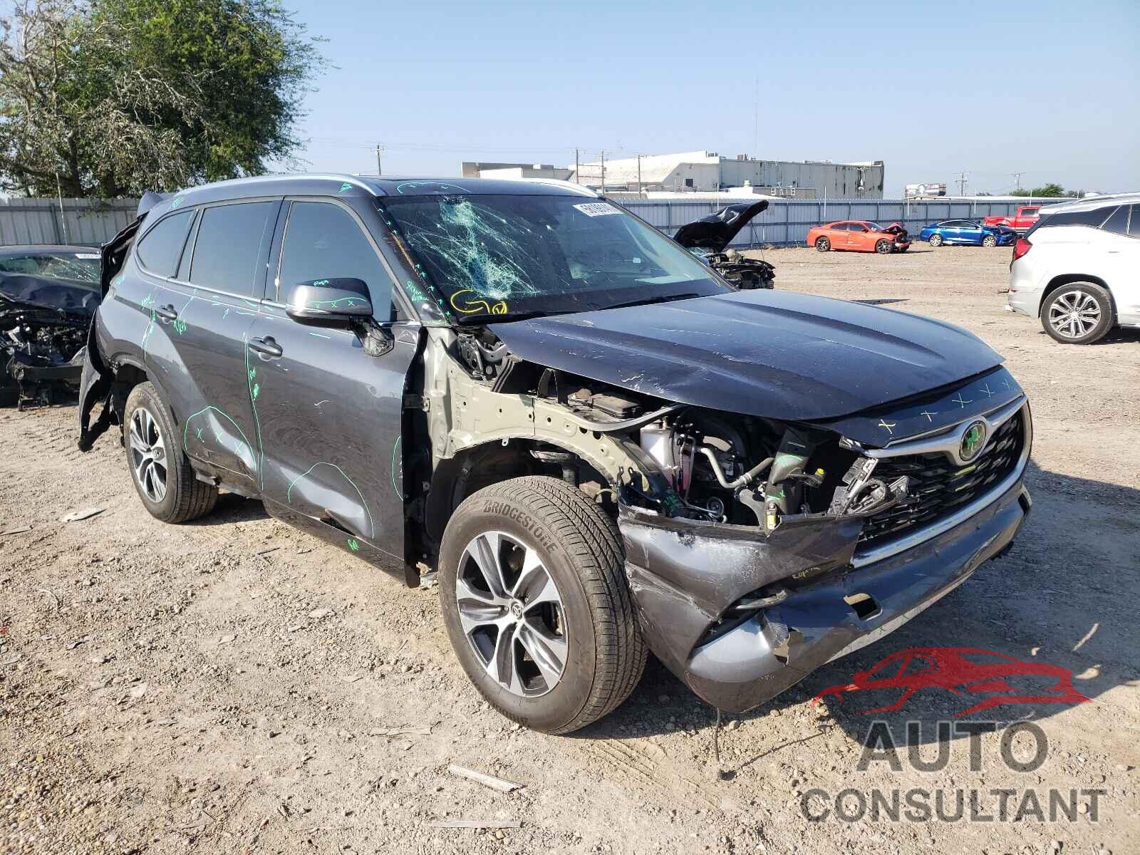 TOYOTA HIGHLANDER 2020 - 5TDGZRAH4LS016460