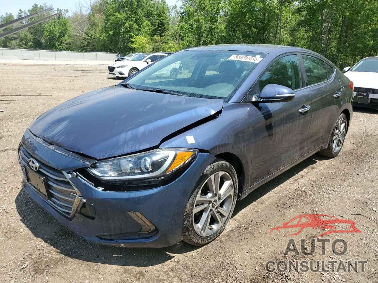 HYUNDAI ELANTRA 2017 - KMHD84LF6HU314091