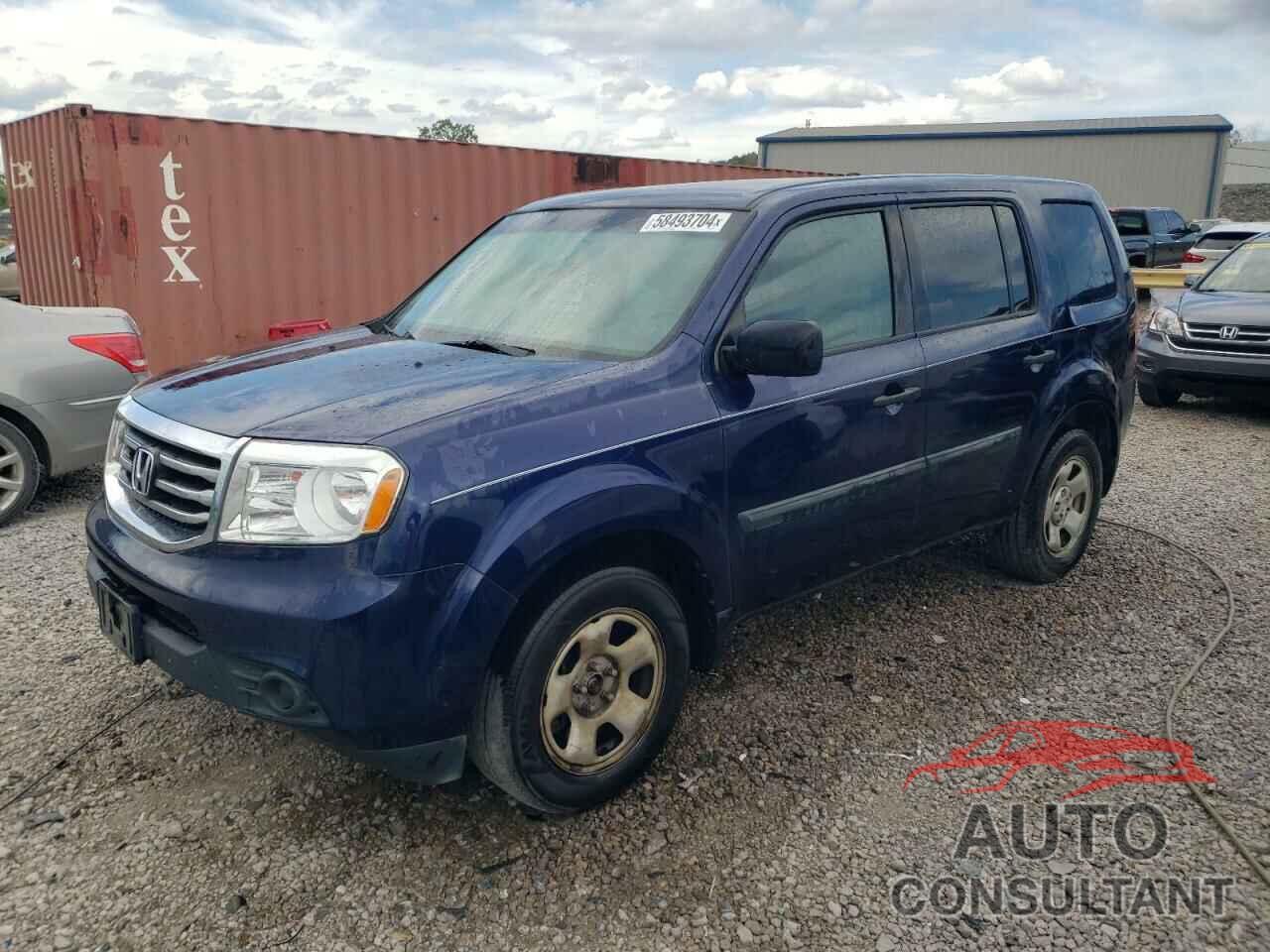 HONDA PILOT 2015 - 5FNYF3H21FB007459