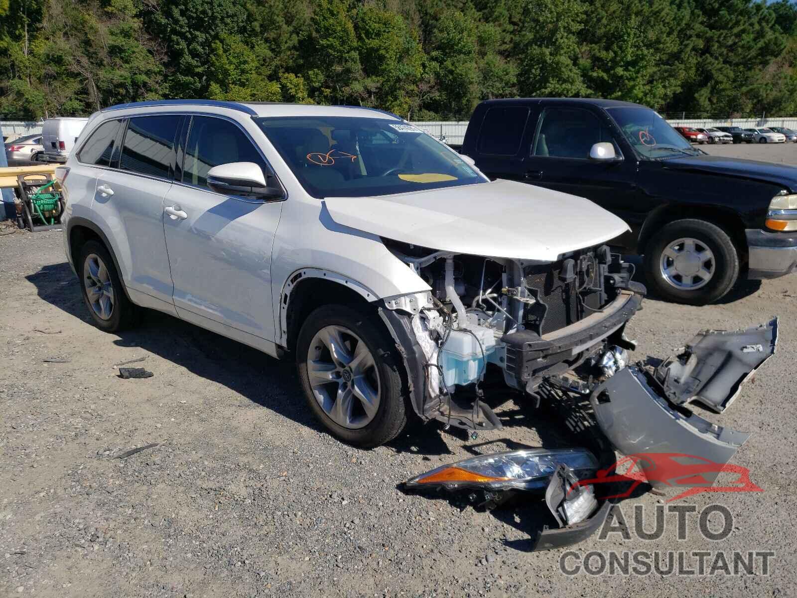 TOYOTA HIGHLANDER 2016 - 5TDYKRFH8GS159404