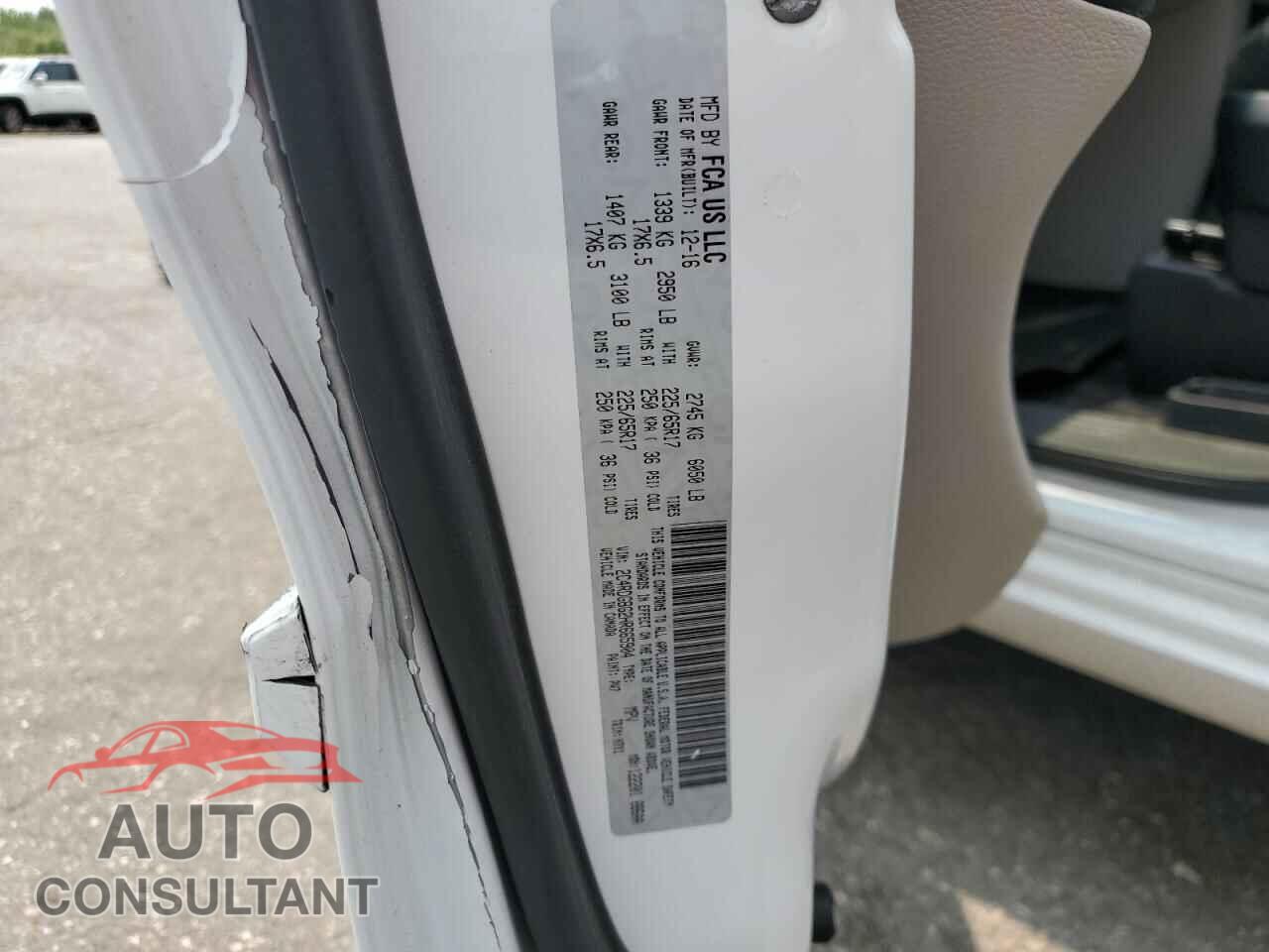 DODGE CARAVAN 2017 - 2C4RDGBG2HR665904