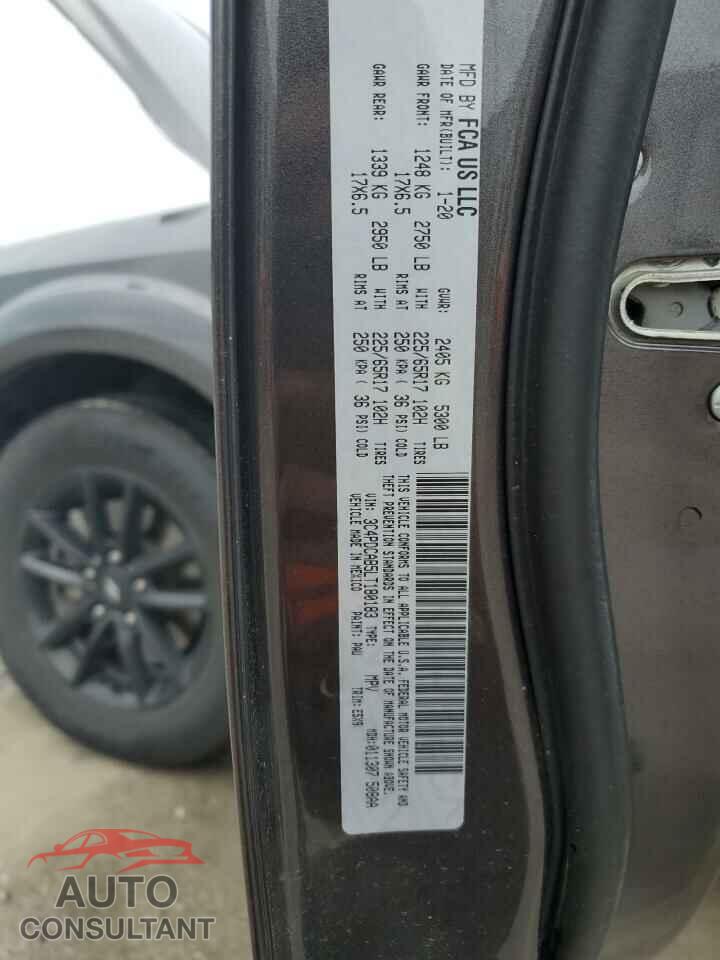 DODGE JOURNEY 2020 - 3C4PDCAB5LT180183