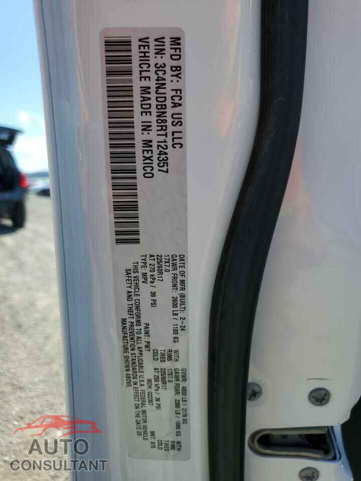 JEEP COMPASS 2024 - 3C4NJDBN8RT124357