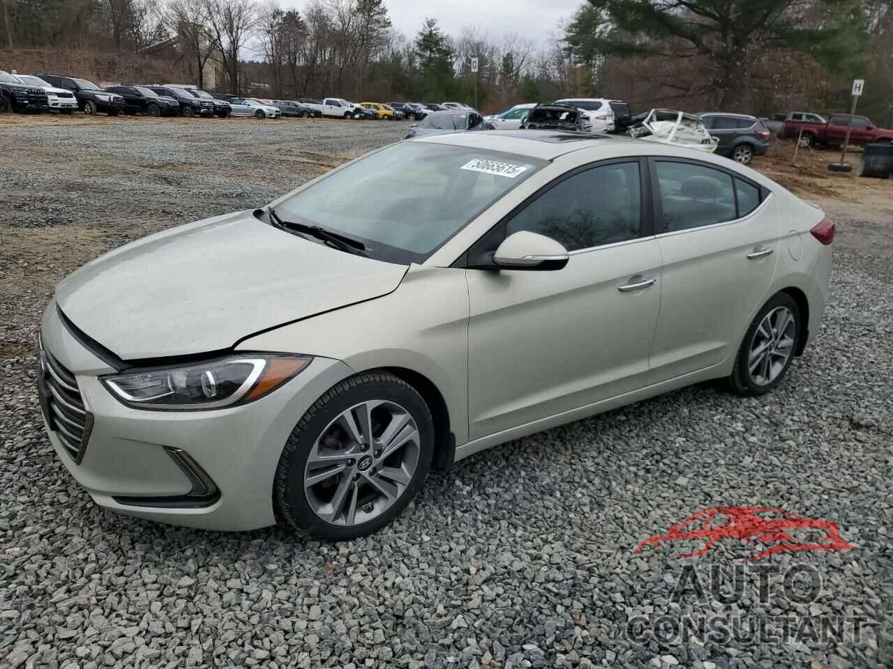 HYUNDAI ELANTRA 2017 - KMHD84LF2HU355592