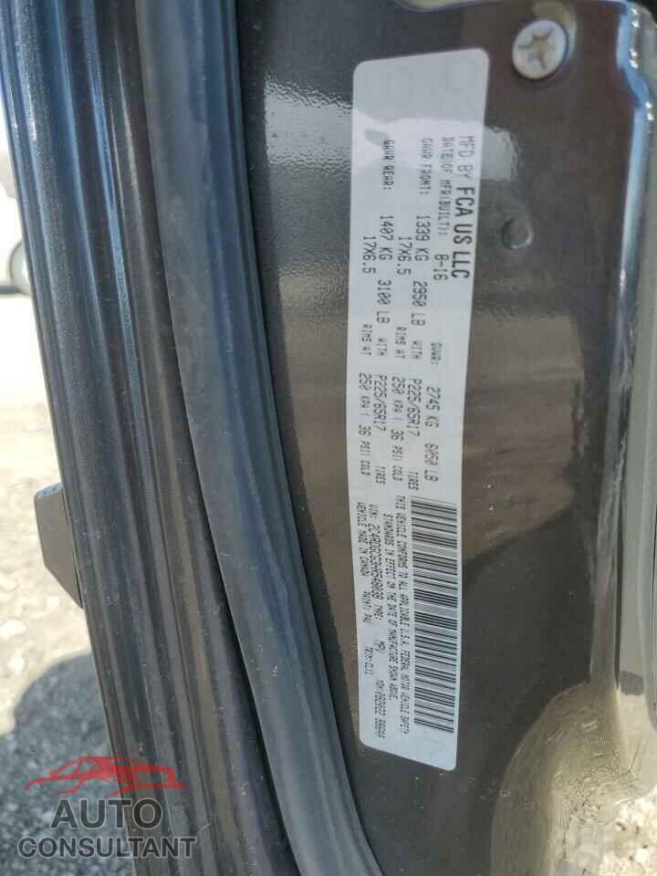 DODGE CARAVAN 2017 - 2C4RDGCG3HR548038
