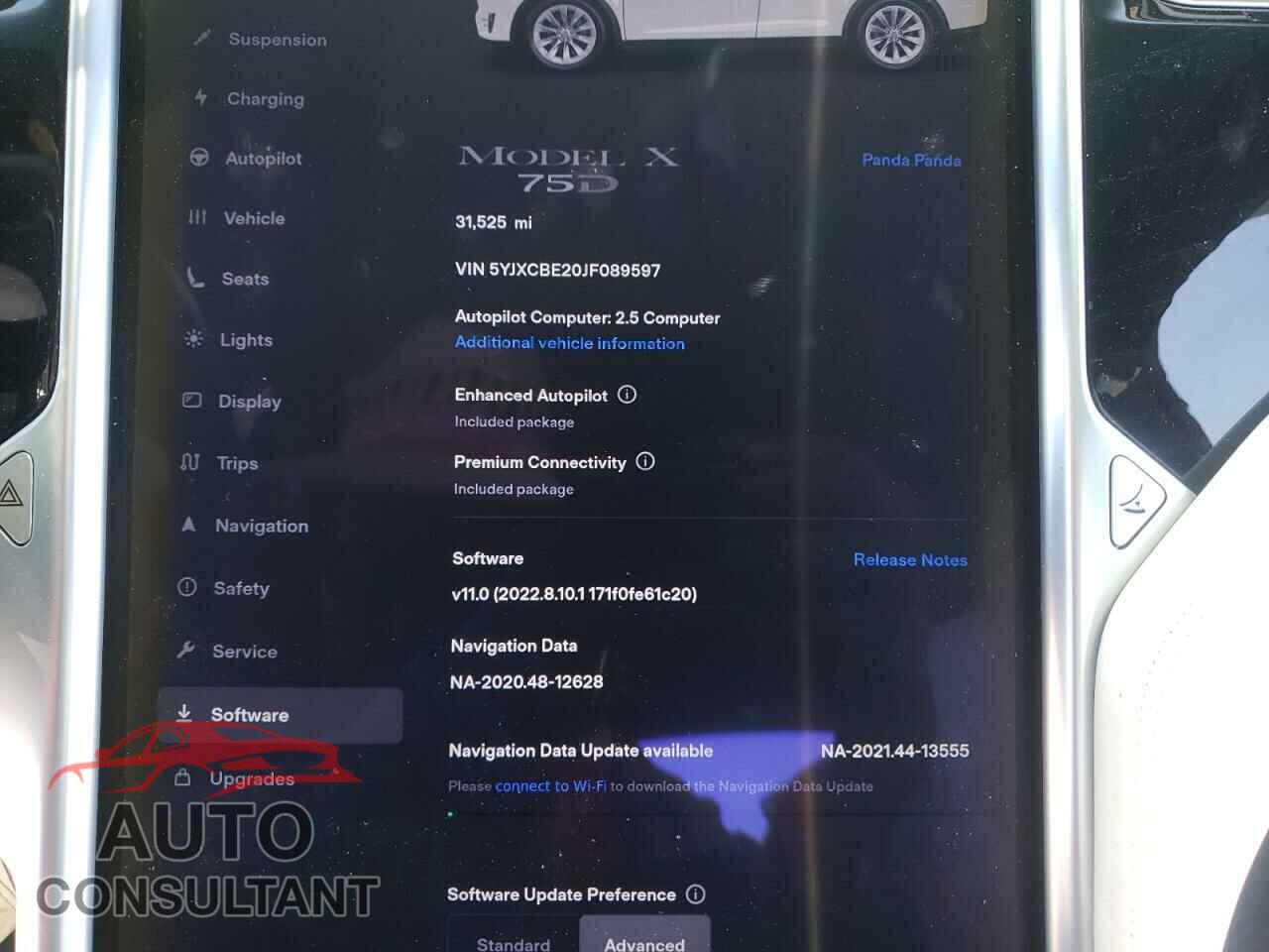 TESLA MODEL X 2018 - 5YJXCBE20JF089597