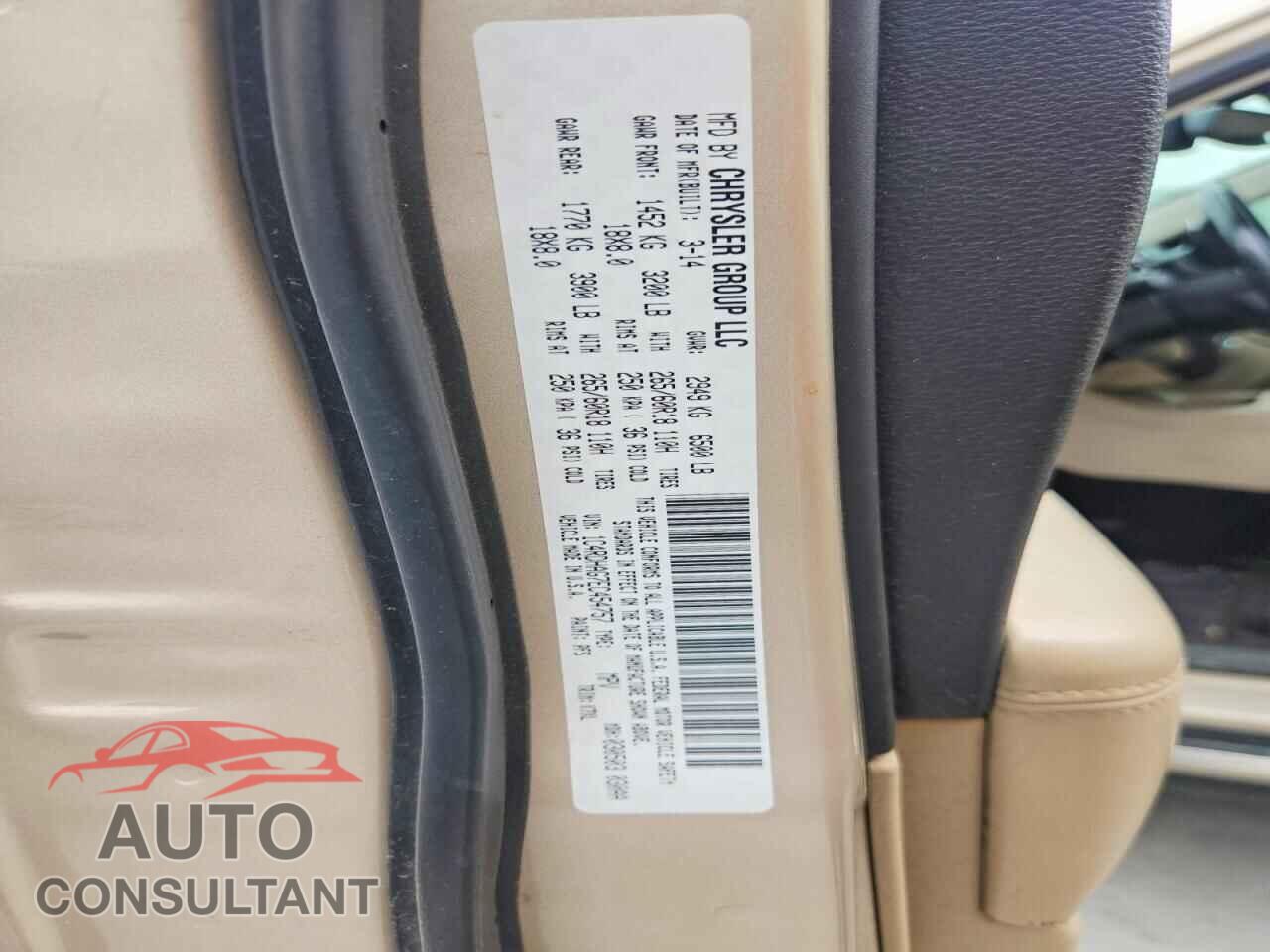 DODGE DURANGO 2014 - 1C4RDHAG7EC454757