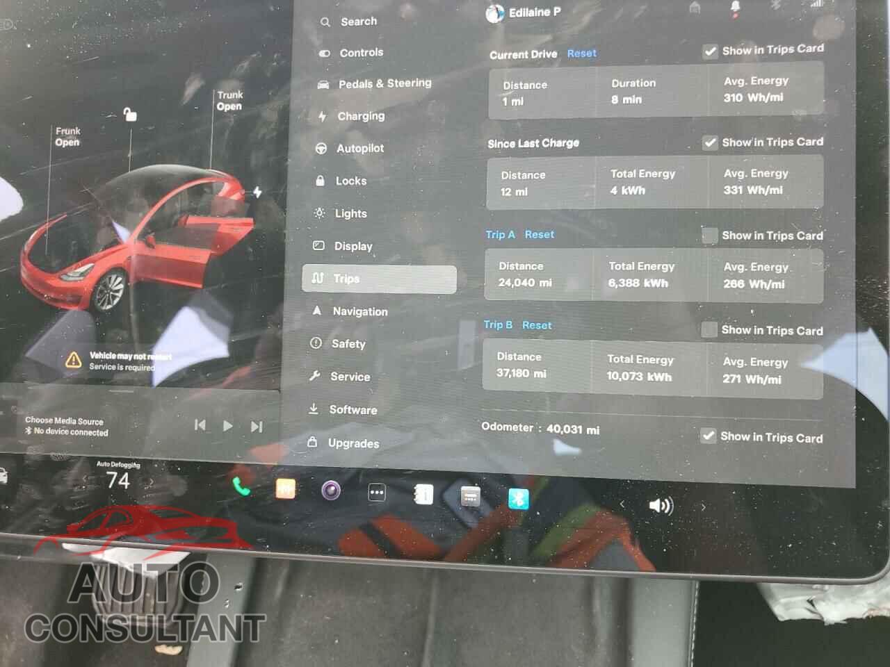 TESLA MODEL 3 2021 - 5YJ3E1EB8MF924255