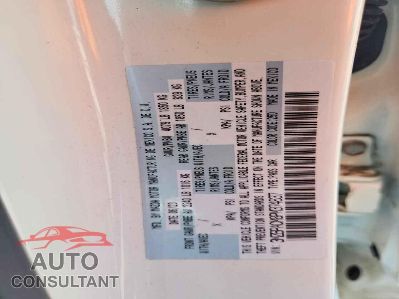 MAZDA 3 2023 - 3MZBPACM8PM374837